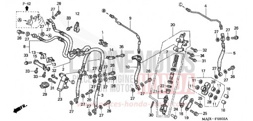 ZWEITER HAUPTZYLINDER (ST1100A) ST1100AY de 2000